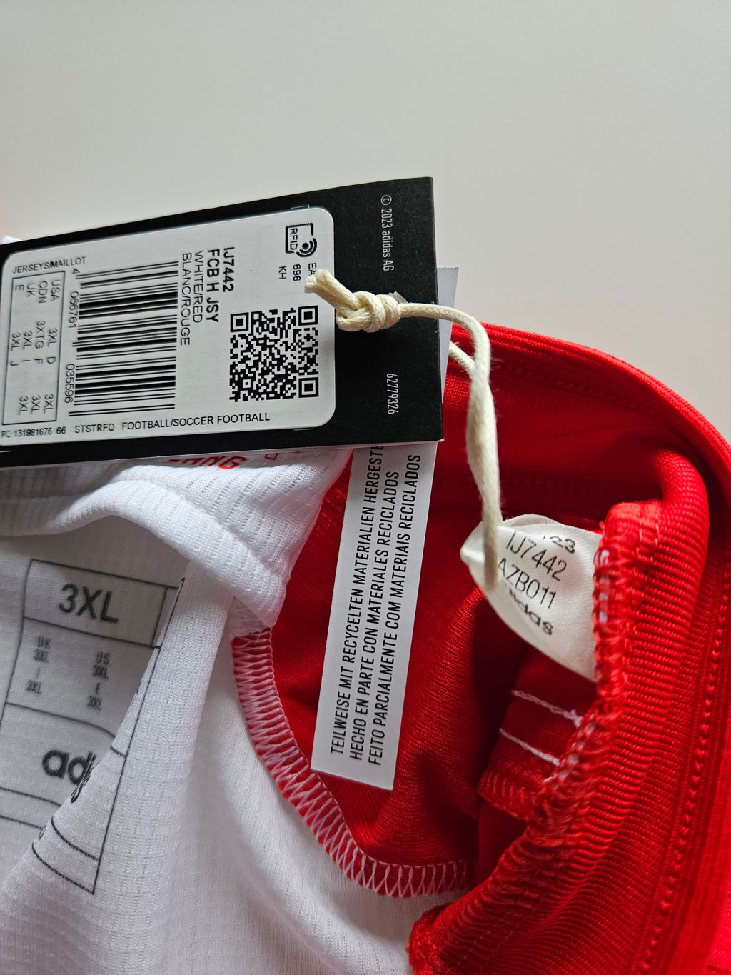 Bayern München 2023/2024 Heim 3XL Trikot Adidas NEU