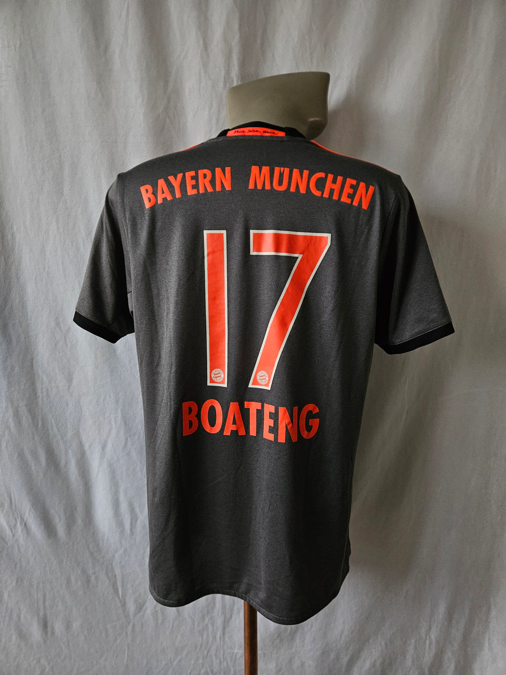 Bayern München 2016/2017 Auswärts Trikot #17 Boateng M Adidas Shirt