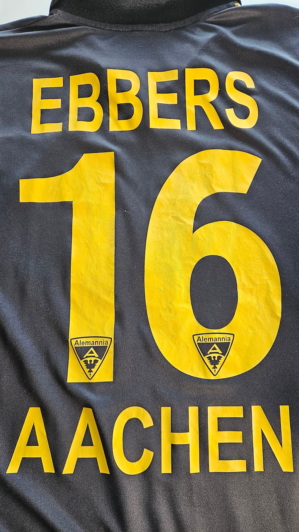 Allemannia Aachen 2005/2006 Heim Trikot #16 Ebbers JAKO XL