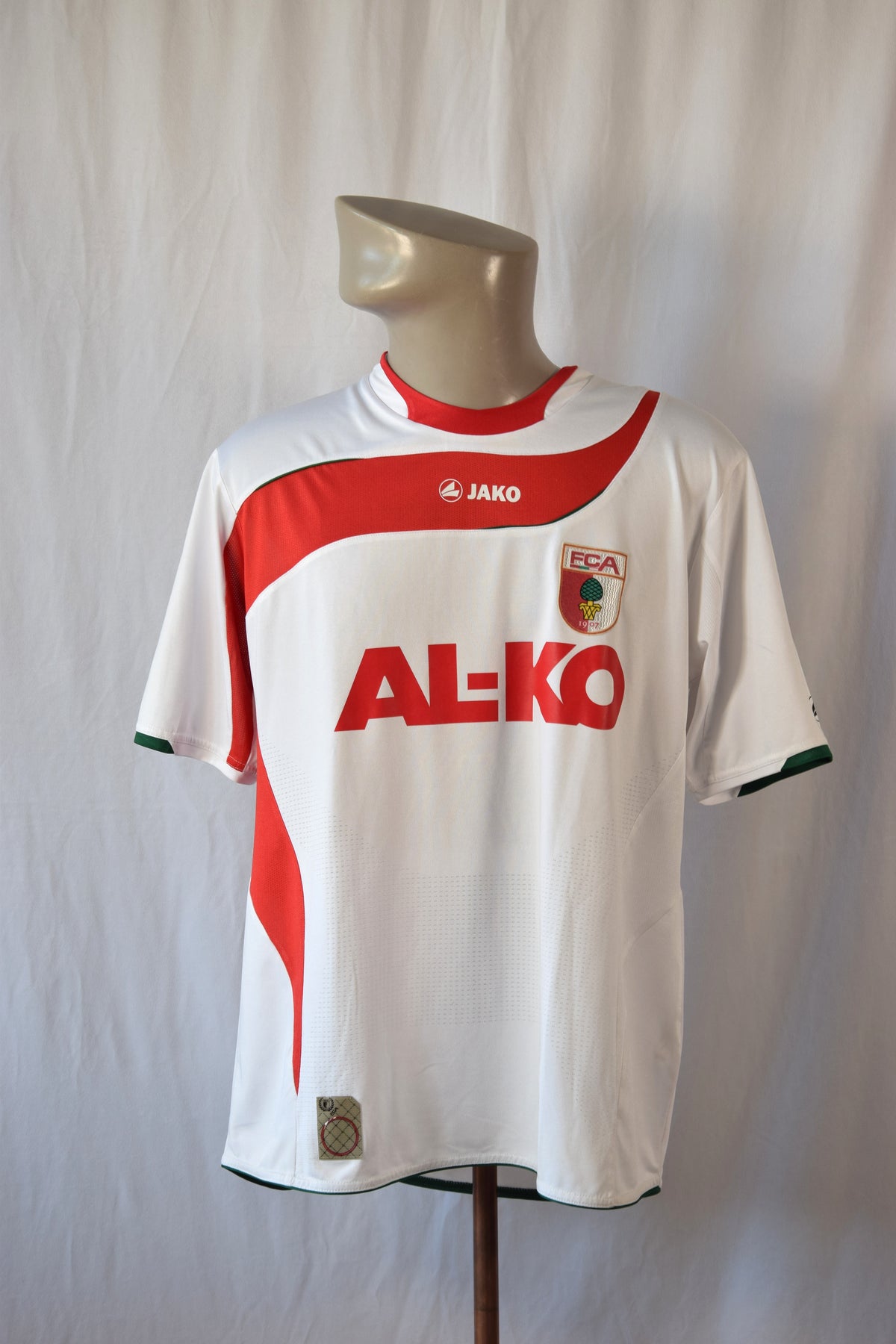 FC Augsburg 2010/2011 Heimtrikot #6 de Roeck JAKO L