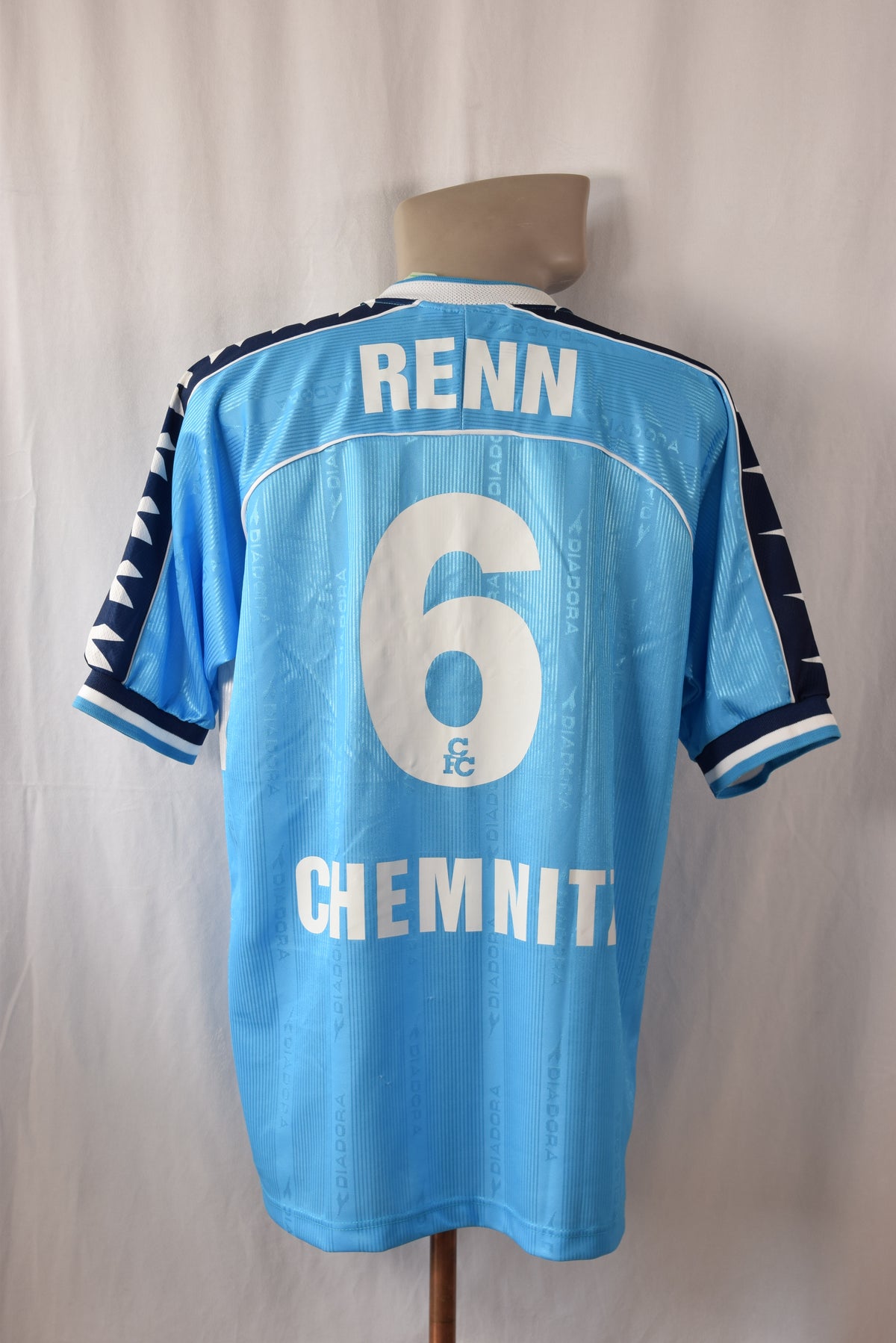 Chemnitzer FC 2000-2002 Heimtrikot Diadora L #6 Renn