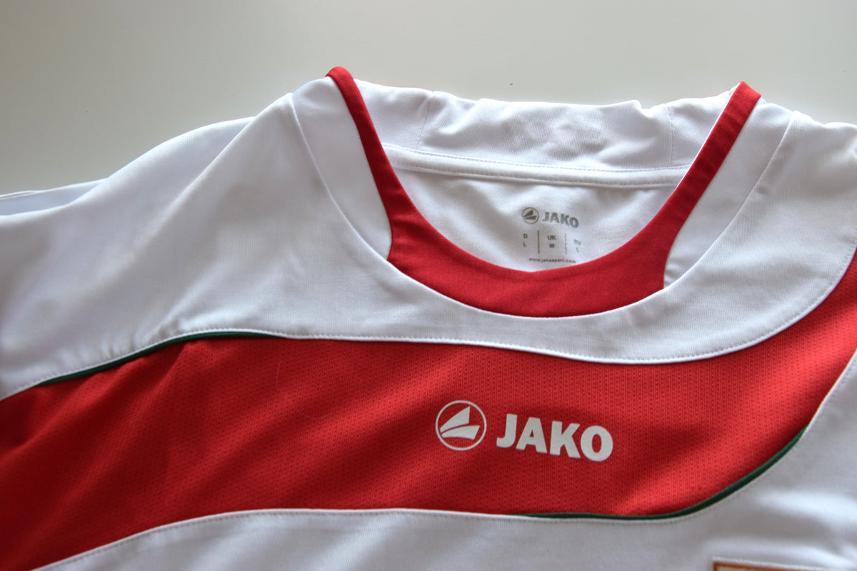 FC Augsburg 2010/2011 Heimtrikot #6 de Roeck JAKO L
