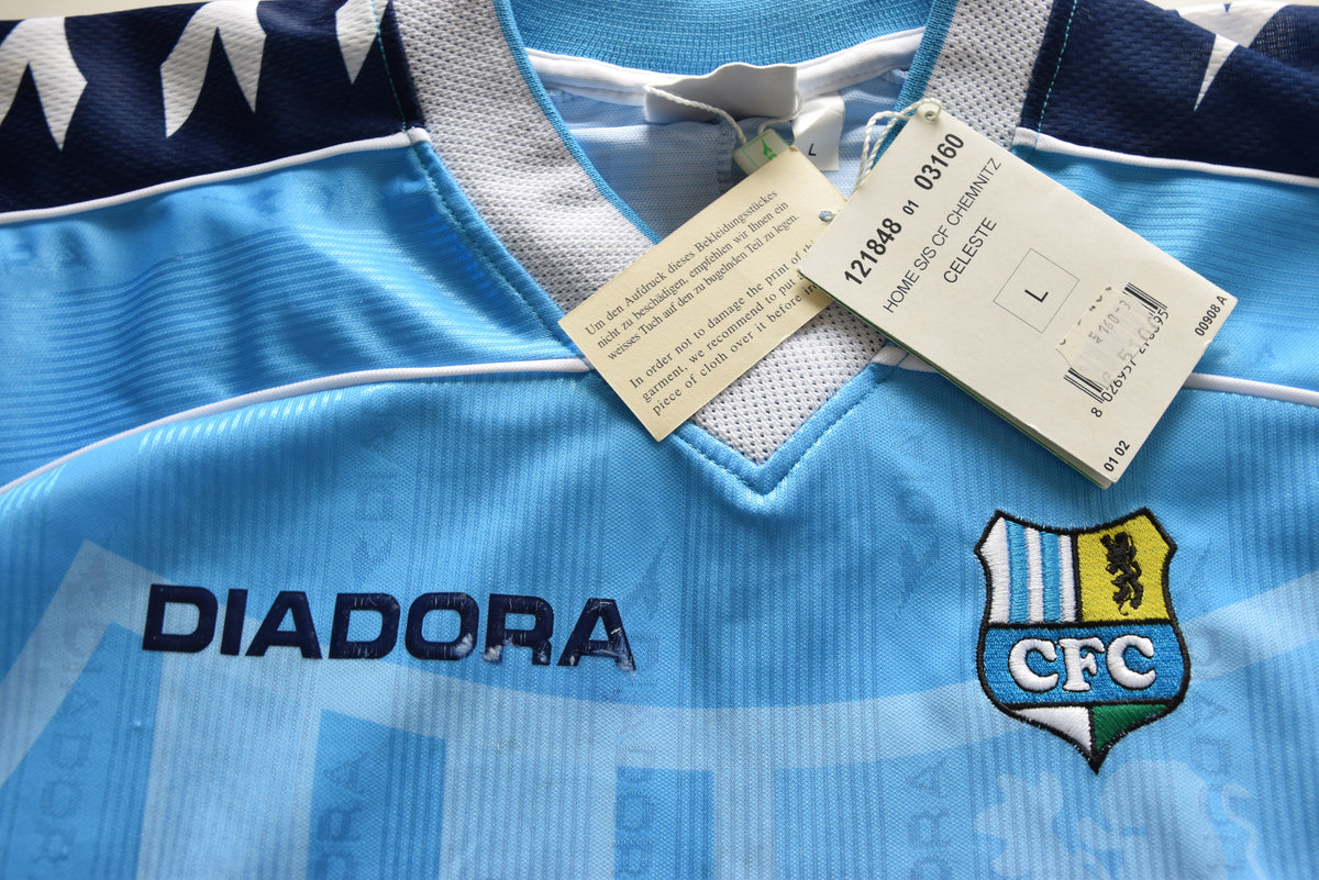 Chemnitzer FC 2000-2002 Heimtrikot Diadora L #6 Renn