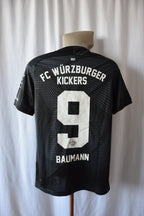 Würzburger Kickers 2020/2021 Auswärts Set(Hose) Trikot #9 Baumann JAKO