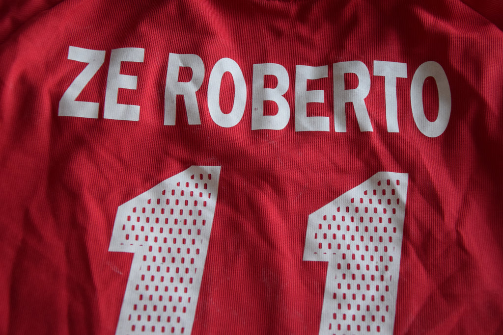 Bayern München Trikot 2002/2003 #11 Ze Roberto M Champions League Adidas