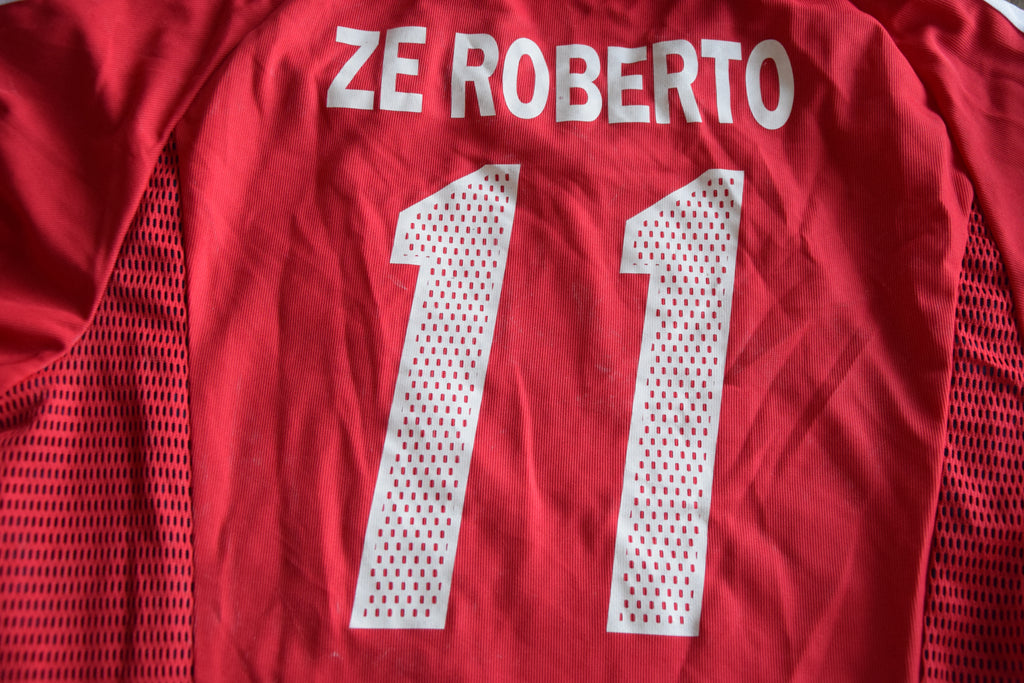 Bayern München Trikot 2002/2003 #11 Ze Roberto M Champions League Adidas