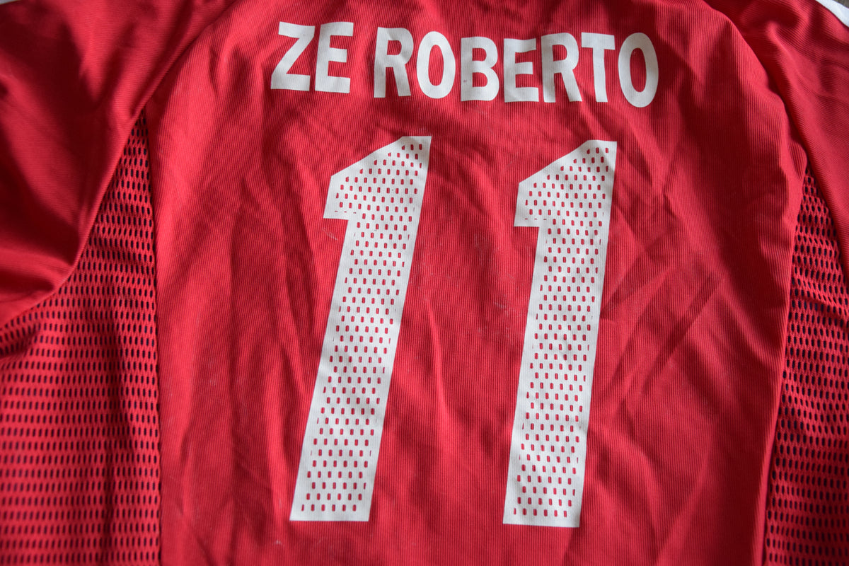 Bayern München Trikot 2002/2003 #11 Ze Roberto M Champions League Adidas