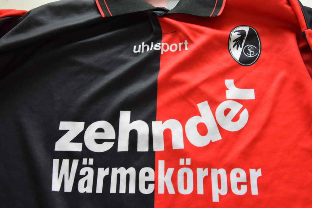 SC Freiburg 1996/1997 Heimtrikot #8 Rath XL Uhlsport