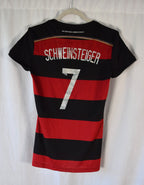 Deutschland 2014 Auswärts #9 Schweinsteiger Damen Trikot S DFB
