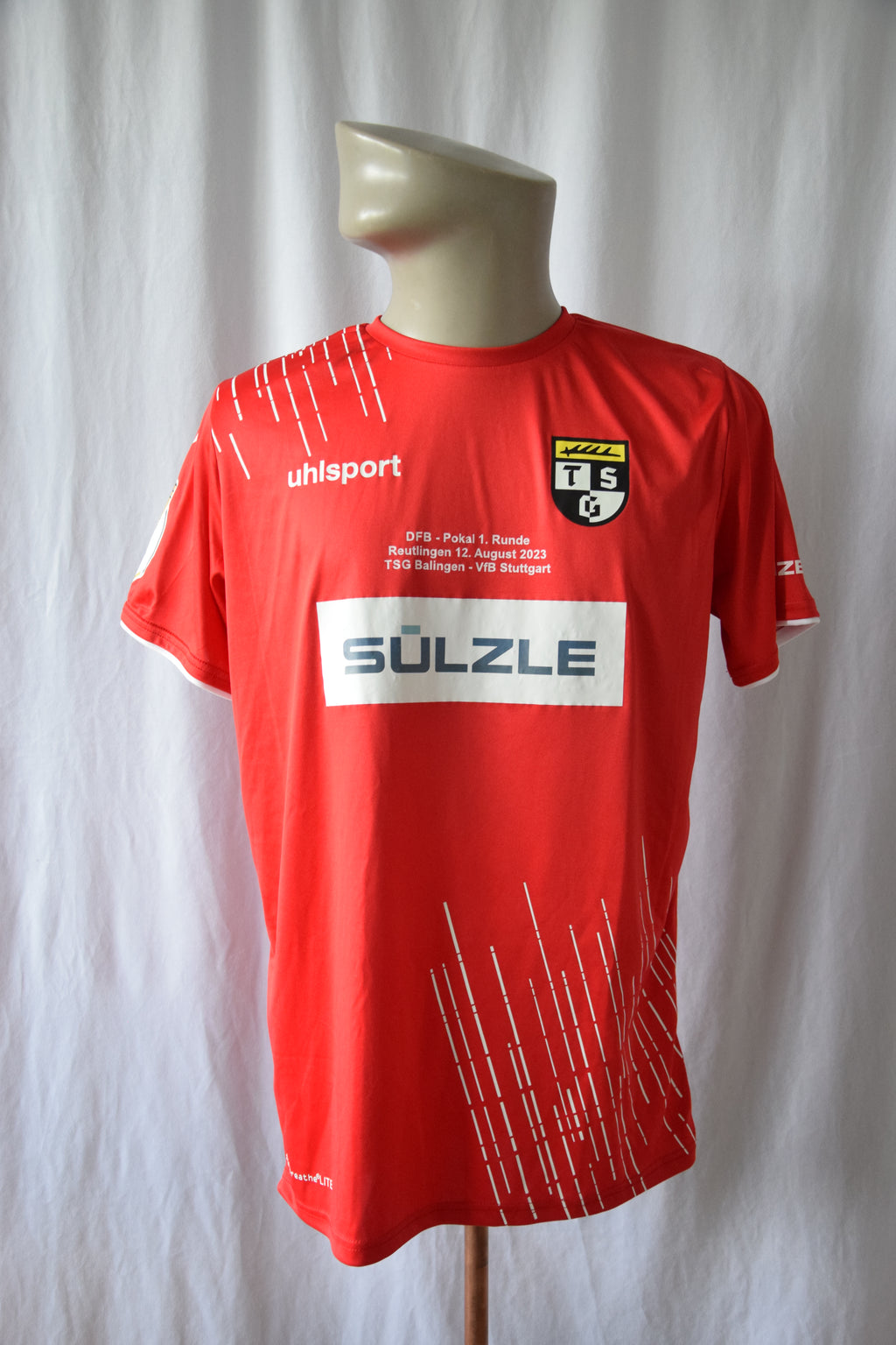 TSG Balingen DFB POkal Trikot 2023/2024 Heim Uhlsport #25 Schmitz Trikot