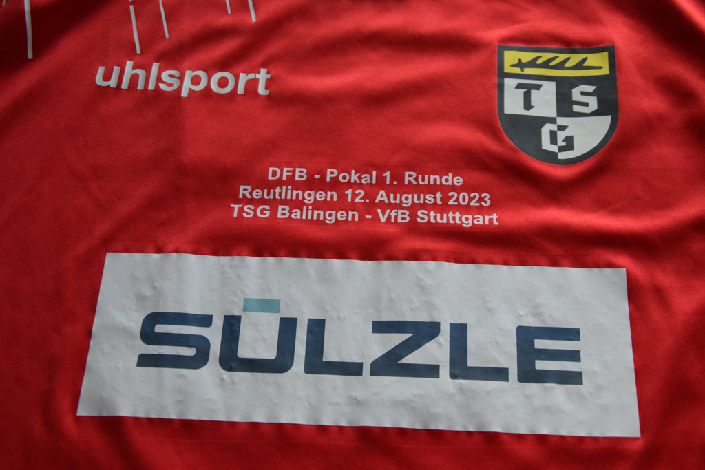 TSG Balingen DFB POkal Trikot 2023/2024 Heim Uhlsport #25 Schmitz Trikot