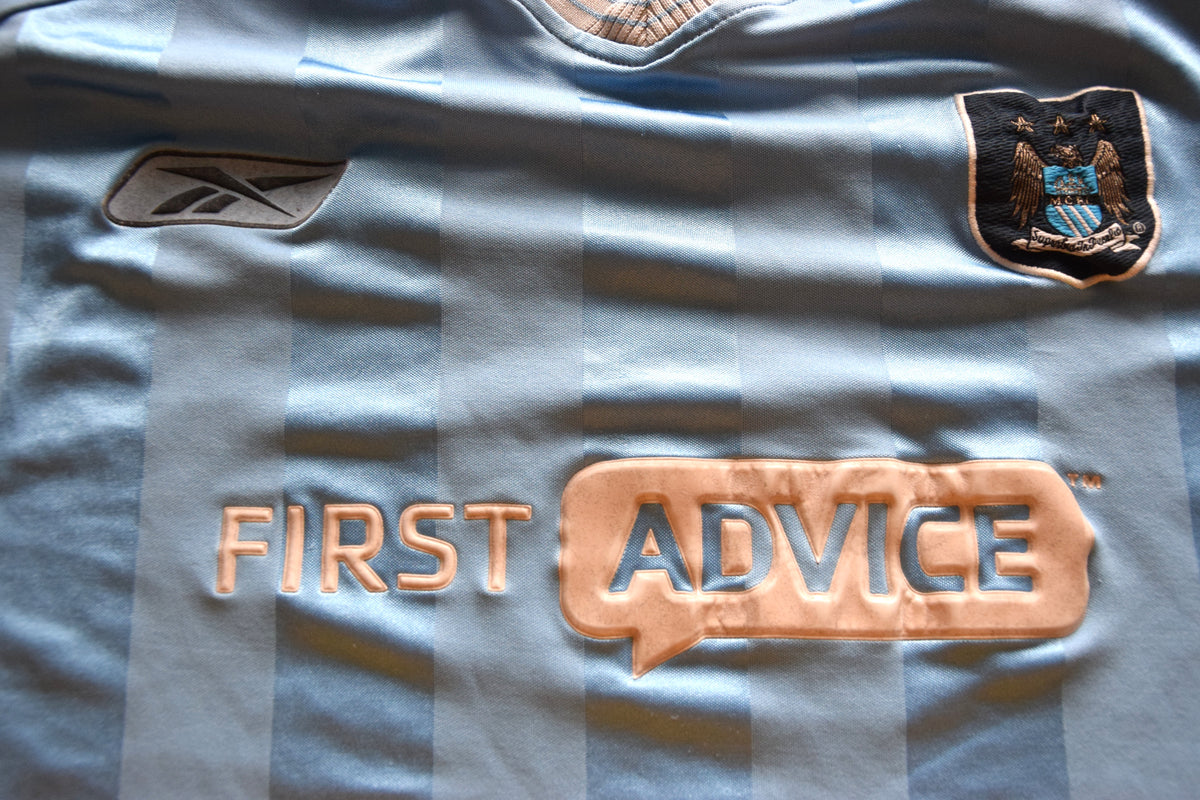 Manchester City 2003/2004 Trikot Heim Reebok XXL