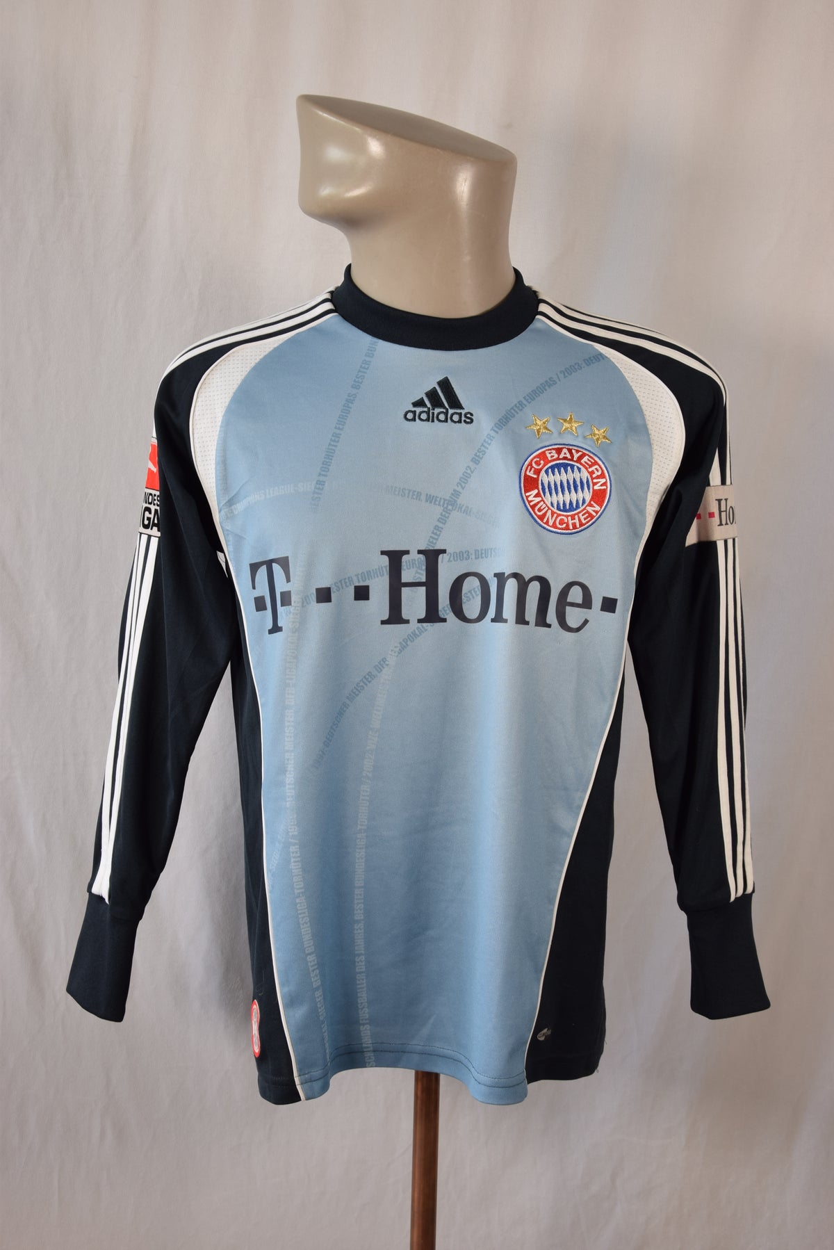 Bayern München Torwarttrikot  2007/2008 #1 Kahn 164 Adidas