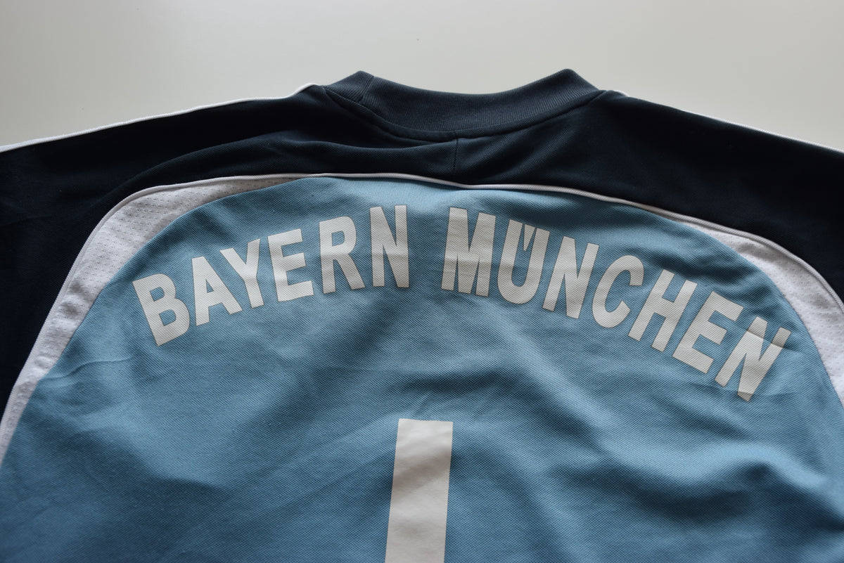 Bayern München Torwarttrikot  2007/2008 #1 Kahn 164 Adidas