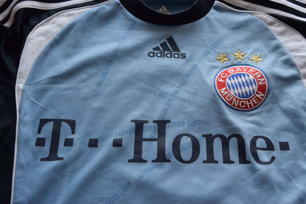 Bayern München Torwarttrikot  2007/2008 #1 Kahn 164 Adidas