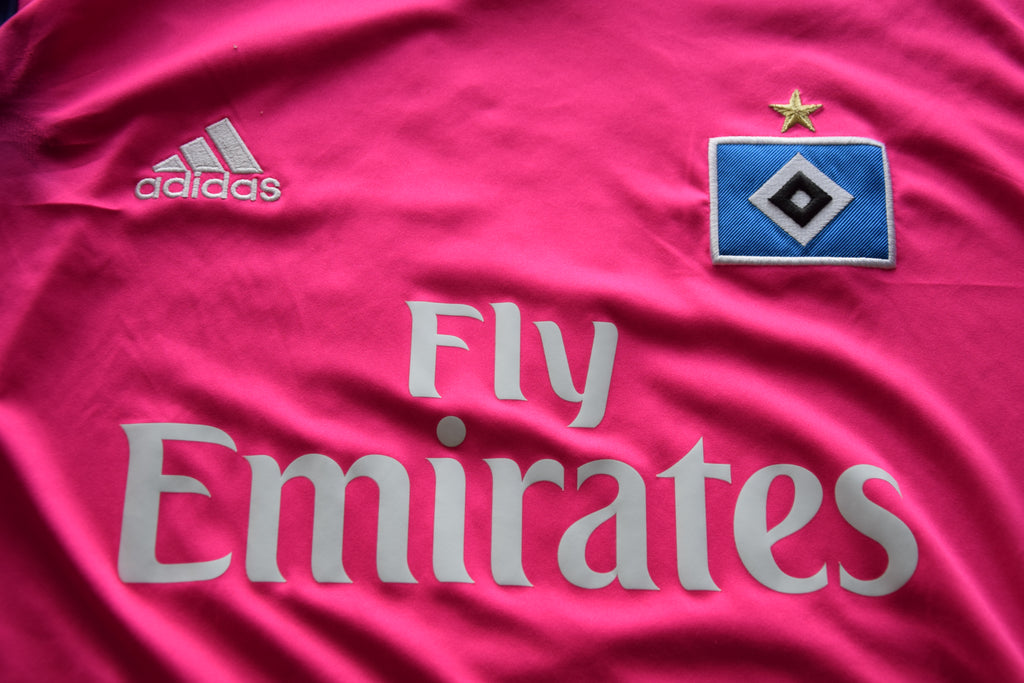 Hamburger SV 2017/2018 3rd Trikot Adidas HSV XL #8 Holtby - DEFEKT-