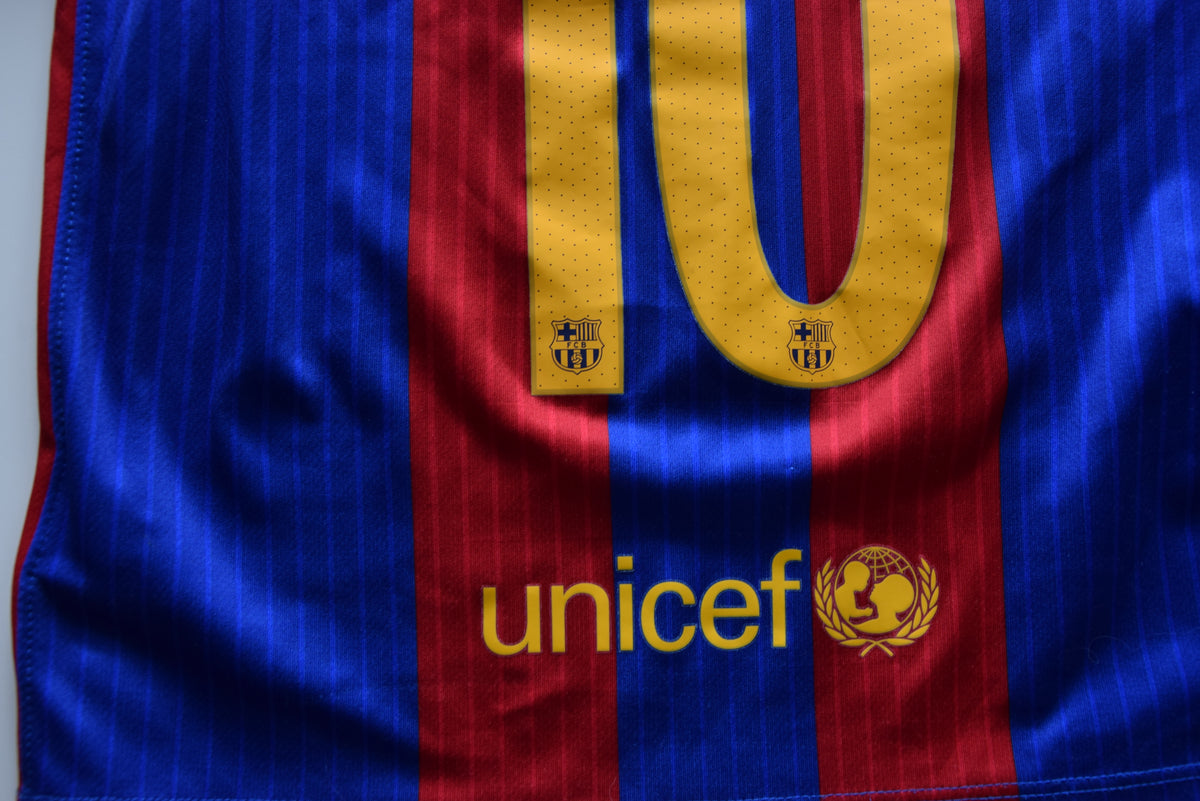FC Barcelona 2017/2018 Heimtrikot 116 cm  Nike #10 Messi