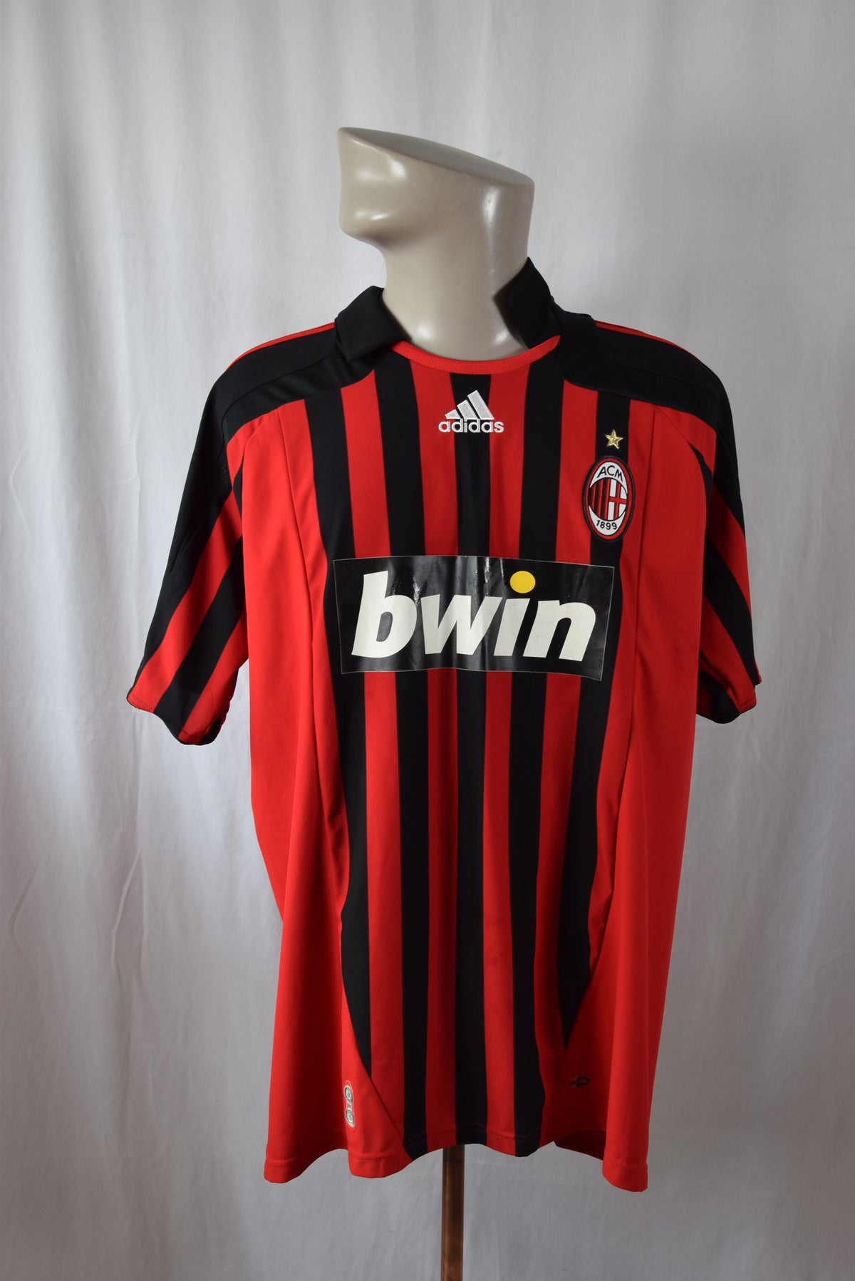 AC Mailand 2007/2008  Heimtrikot Adidas XL