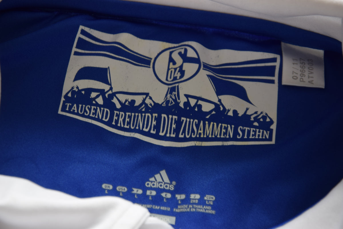 Schalke 04 2010-2012 Heimtrikot Adidas L